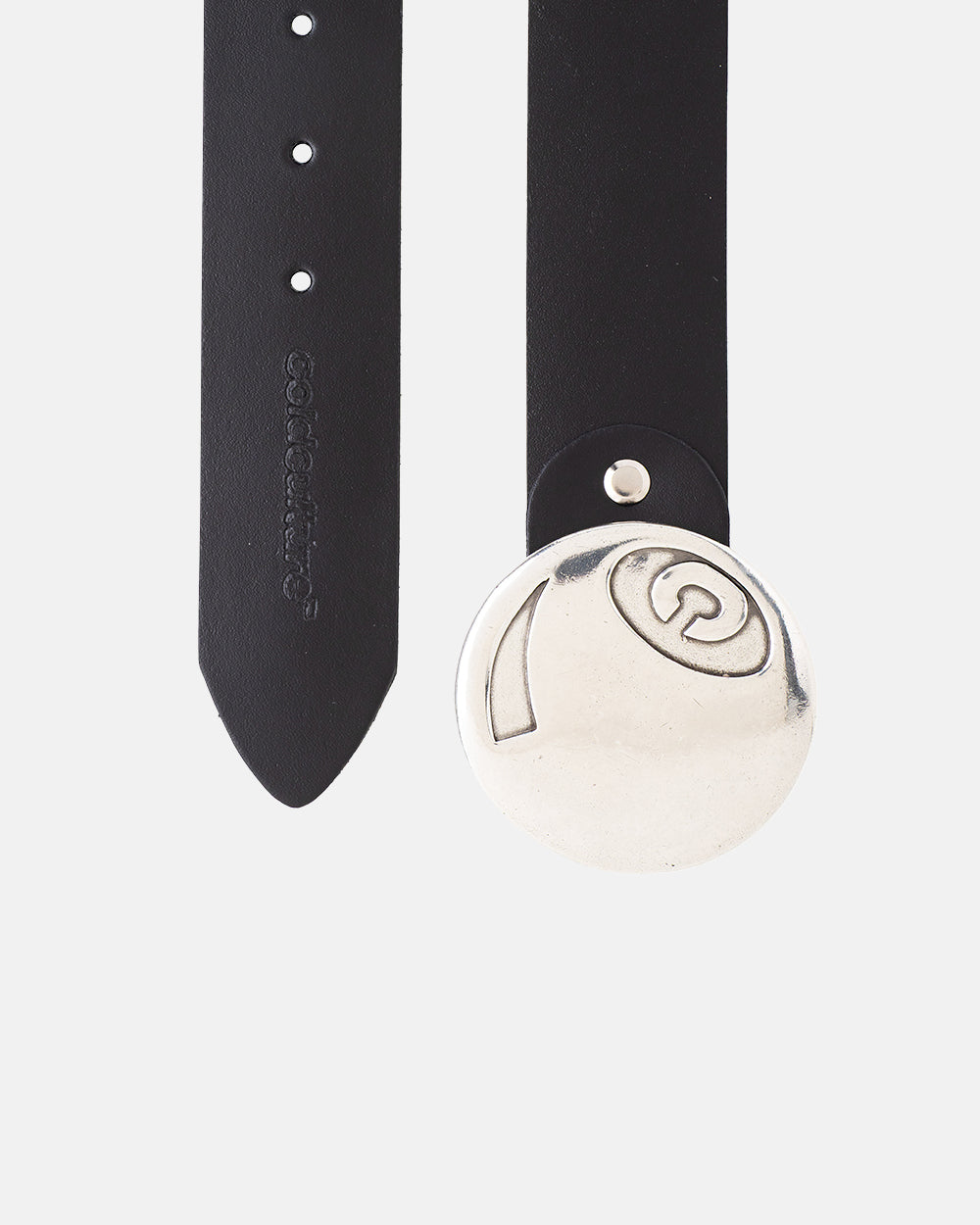 CINTURÓN DE CUERO DE BILLAR NEGRO