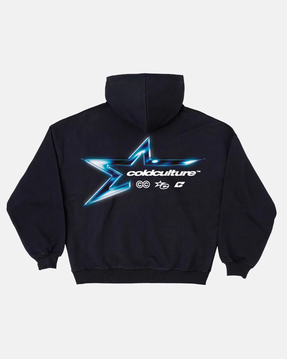 ELECTRIC SHINE HOODIE BLACK