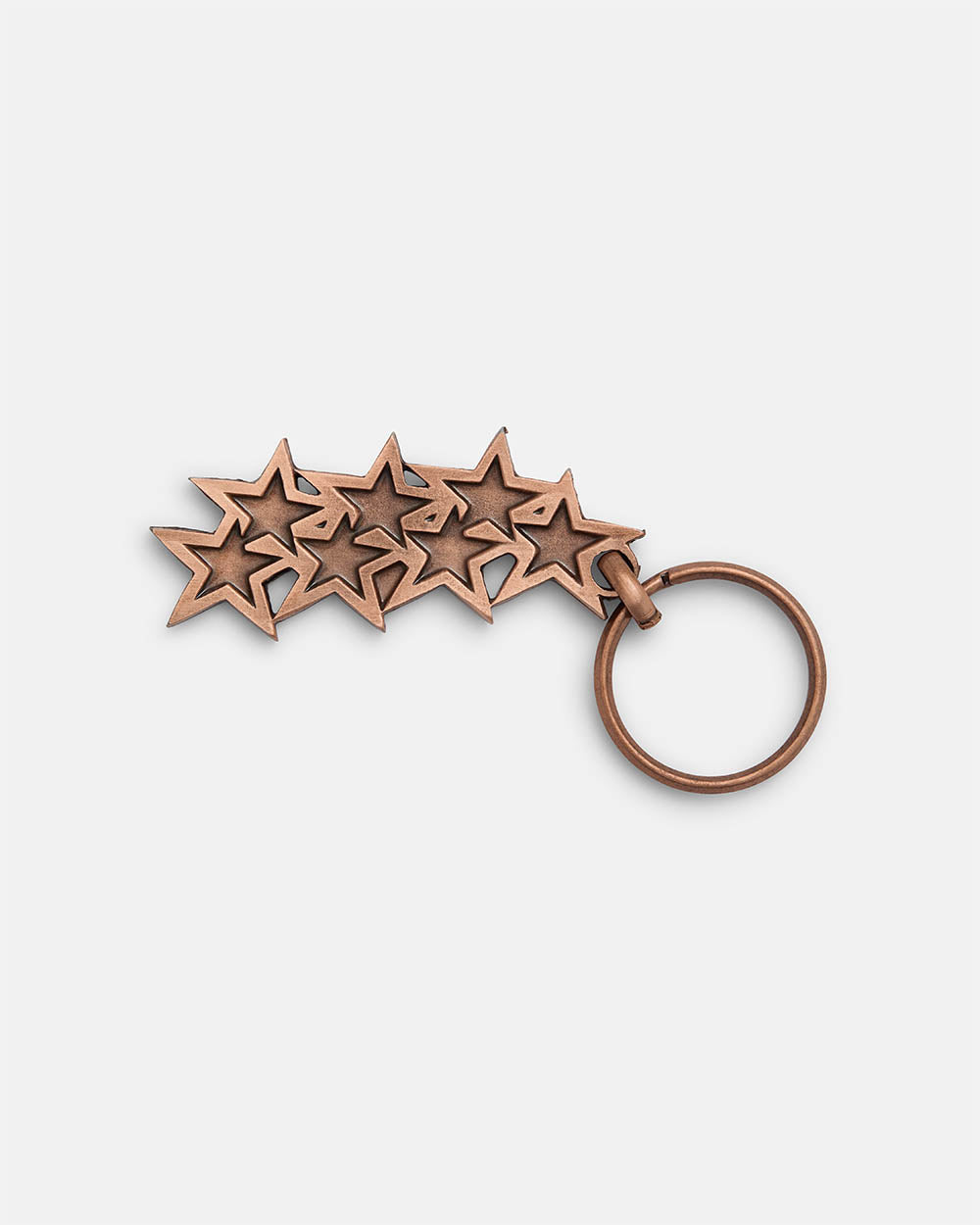 LLAVERO ESTRELLAS METAL COBRE