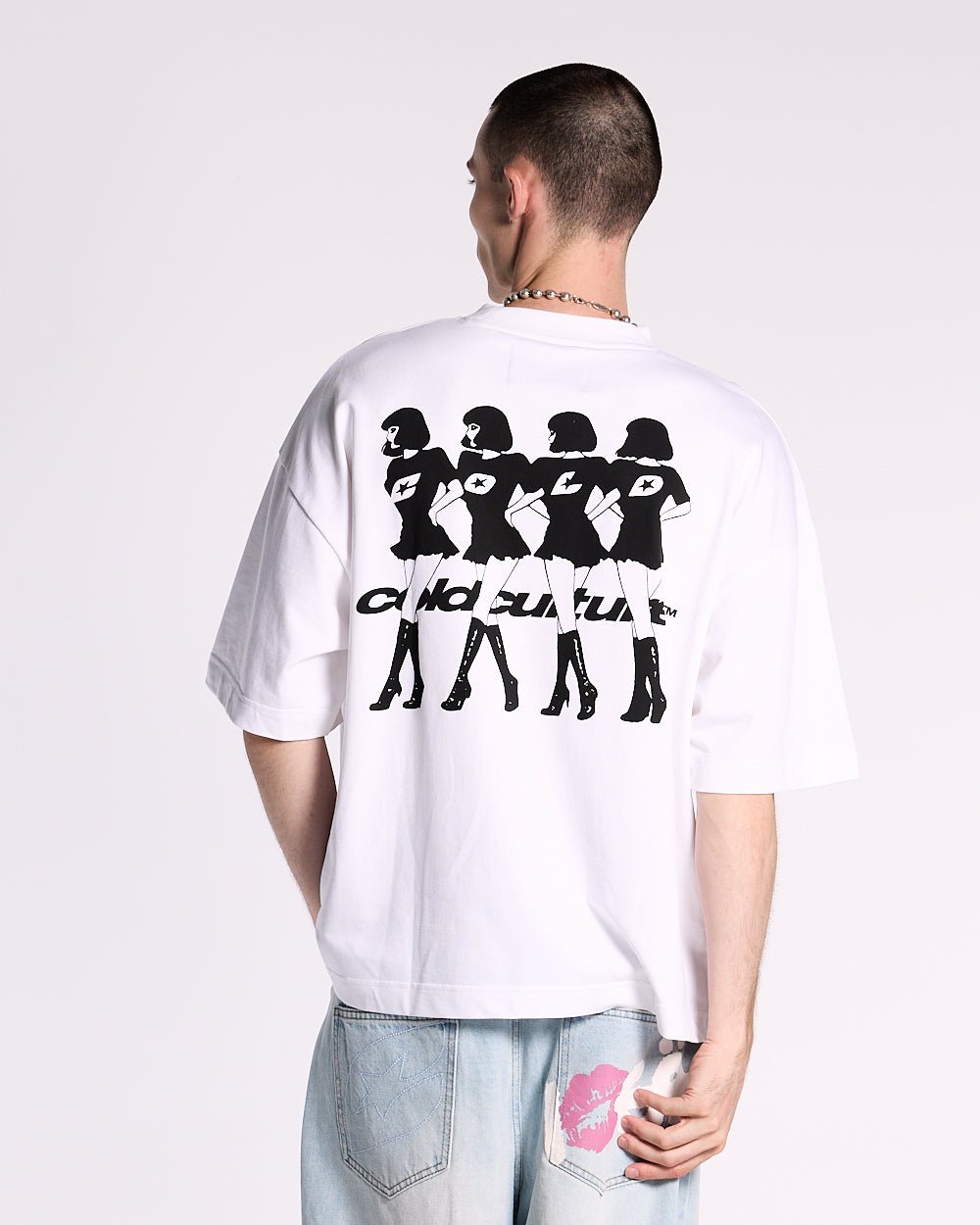 ABOUT LAST NIGHT TEE WHITE