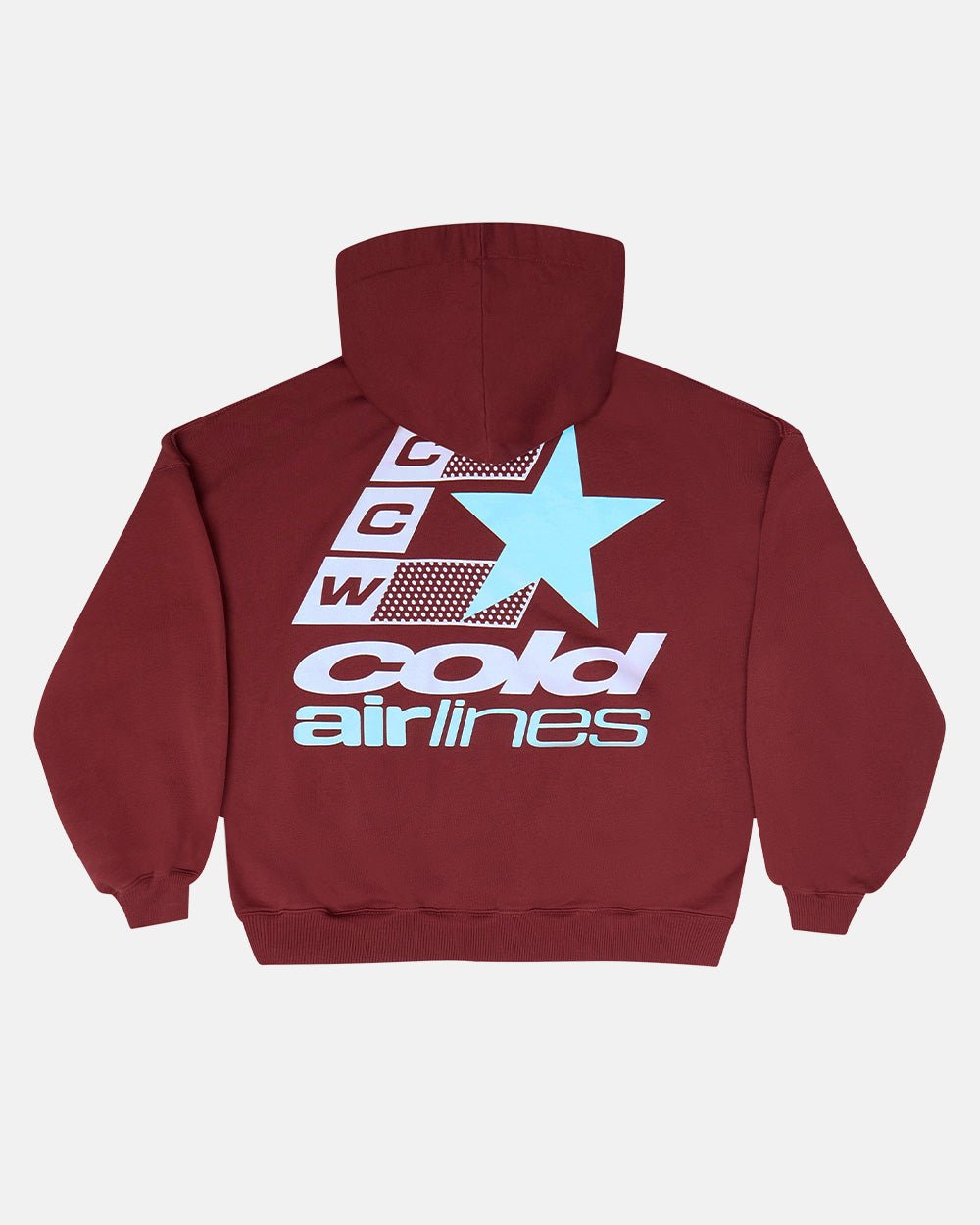 AIRLINES HOODIE BITTER CHOCOLATE