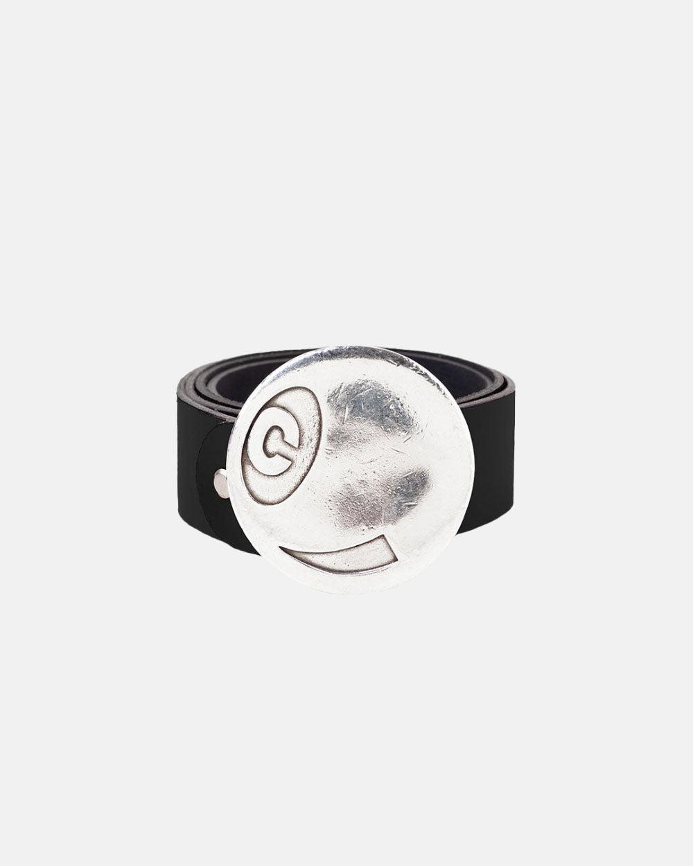 CINTURÓN DE CUERO DE BILLAR NEGRO