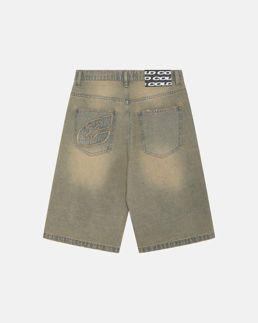 C V2 DIRTY DENIM SHORTS