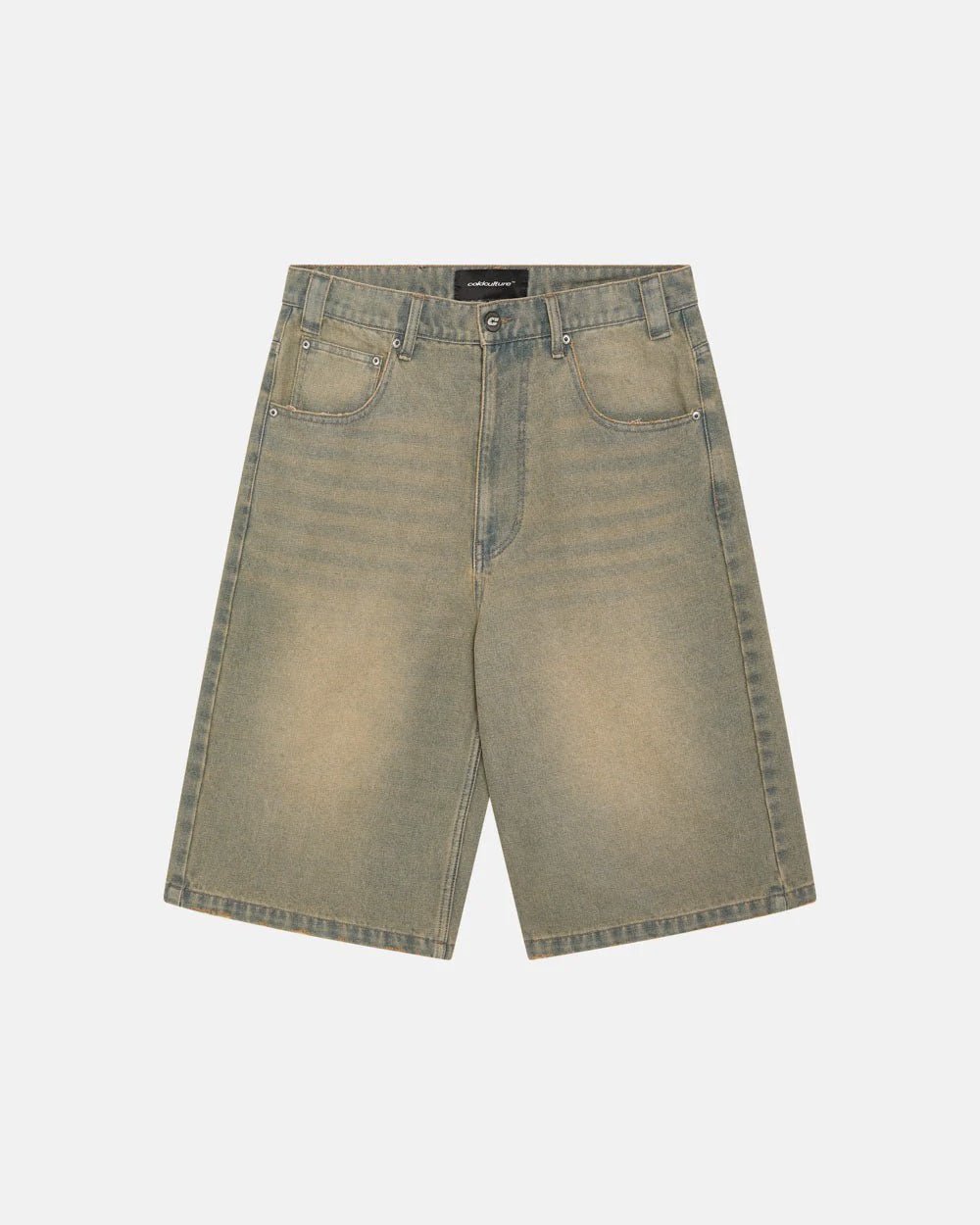 C V2 DIRTY DENIM SHORTS