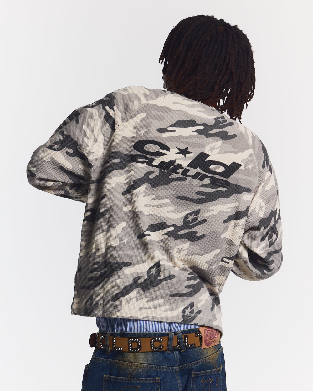 CAMISETA TÉRMICA DE MANGA LARGA CAMUFLAJE GRIS