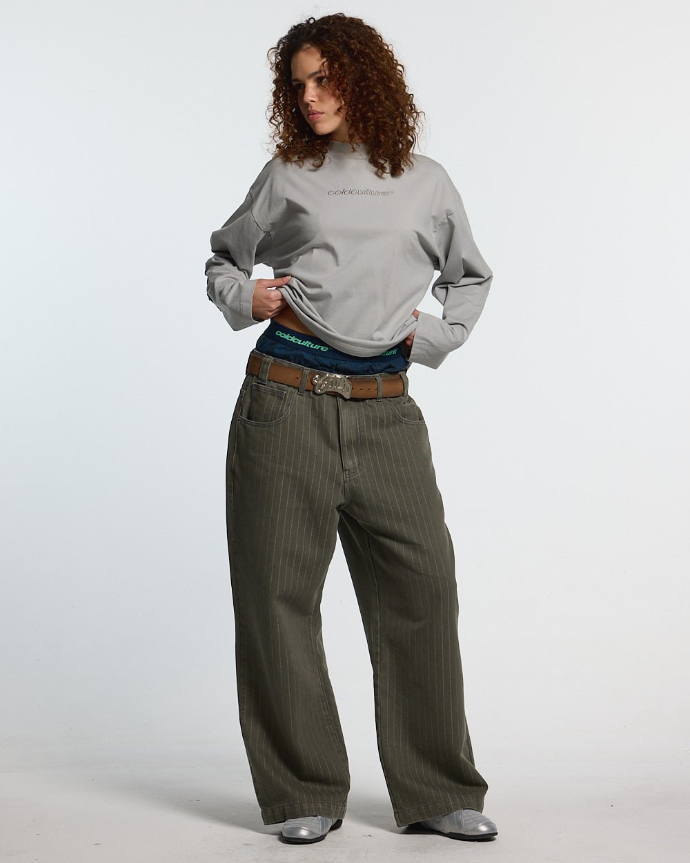 PANTALONES CASINO DENIM VERDE