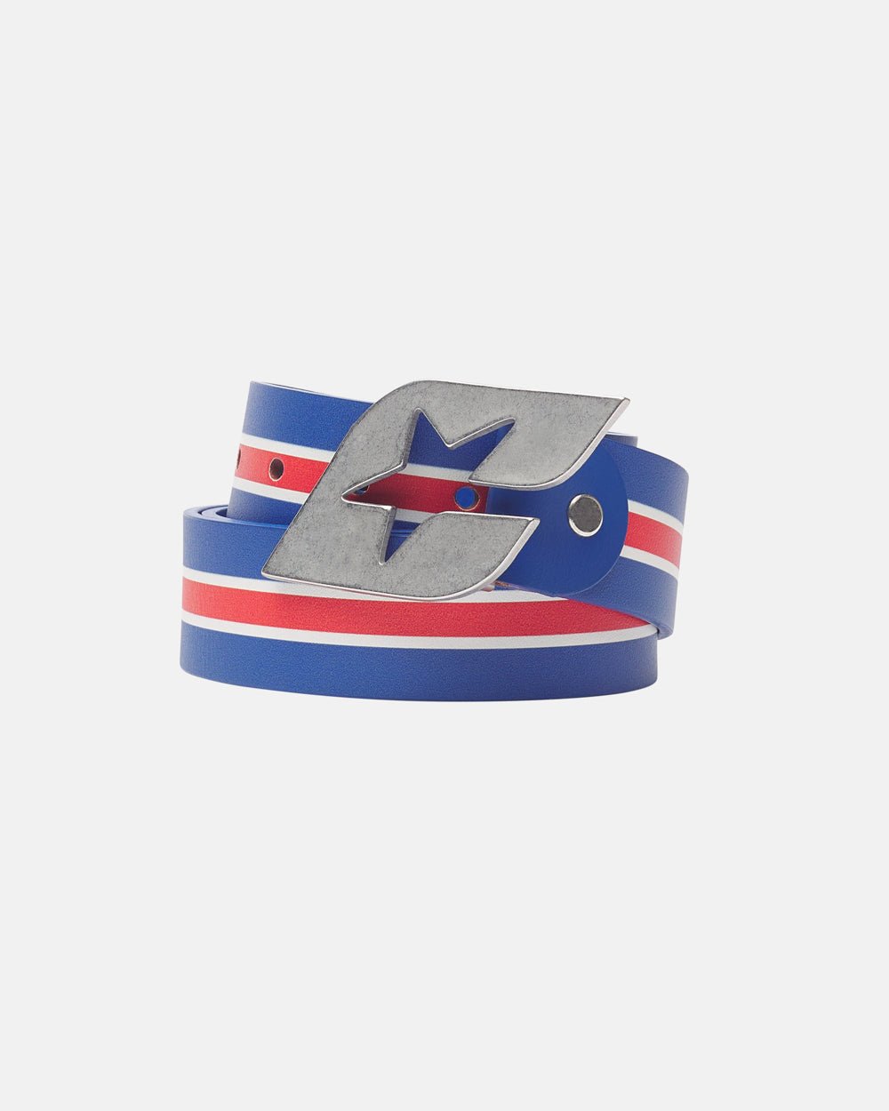 CHEERS LEATHER BELT BLUE & RED