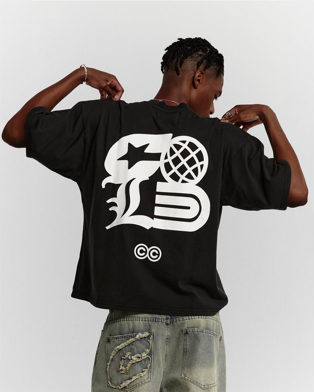 COLD LOGOS TEE BLACK