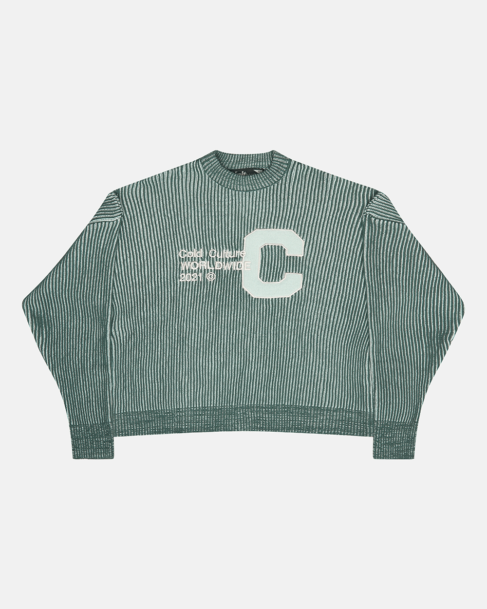 COLD UNIVERSITY KNIT WARM GREEN