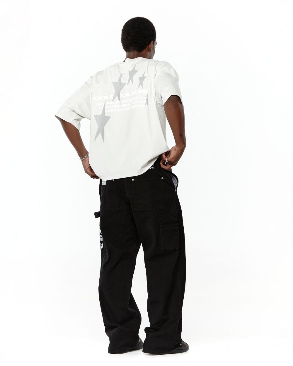 COSMOS ARC TEE LIGHT GREY