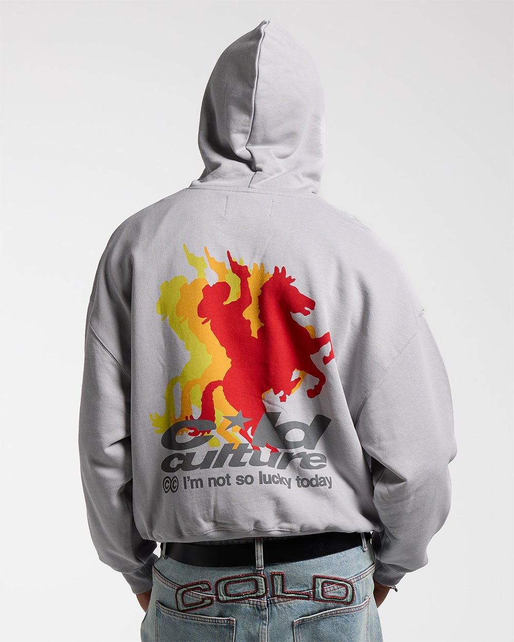 COWBOY HOODIE COOL GREY