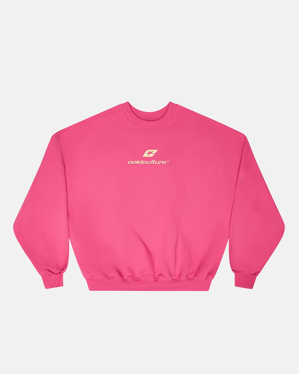 CURVED CREWNECK PINK