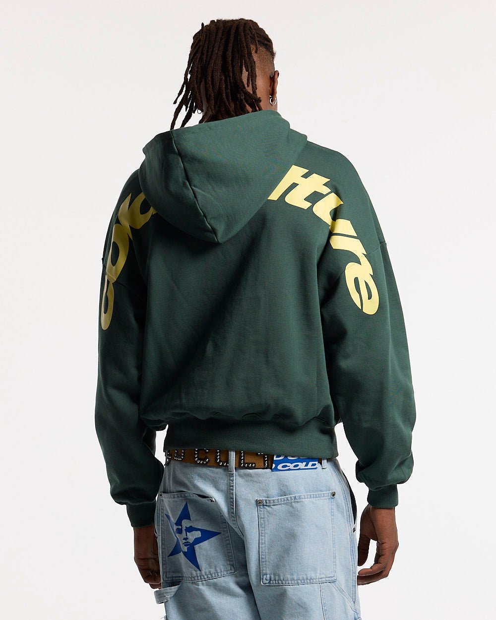 CURVED HOODIE JUNGLE GREEN