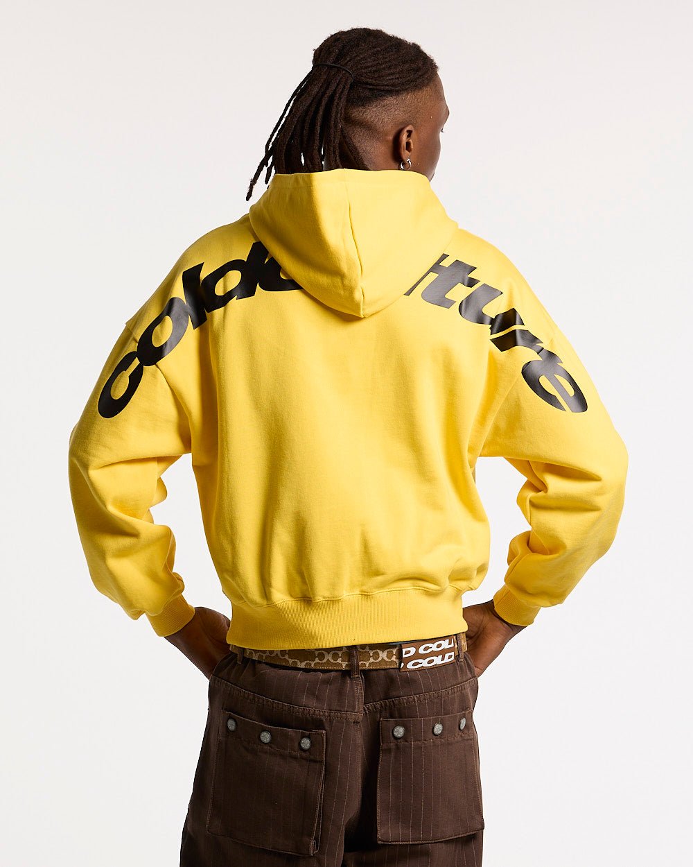 CURVED HOODIE YELLOW