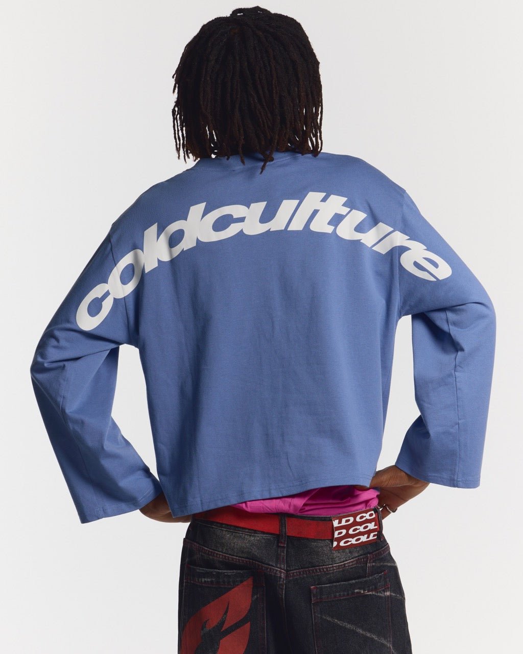 CURVED LONGSLEEVE BLUE