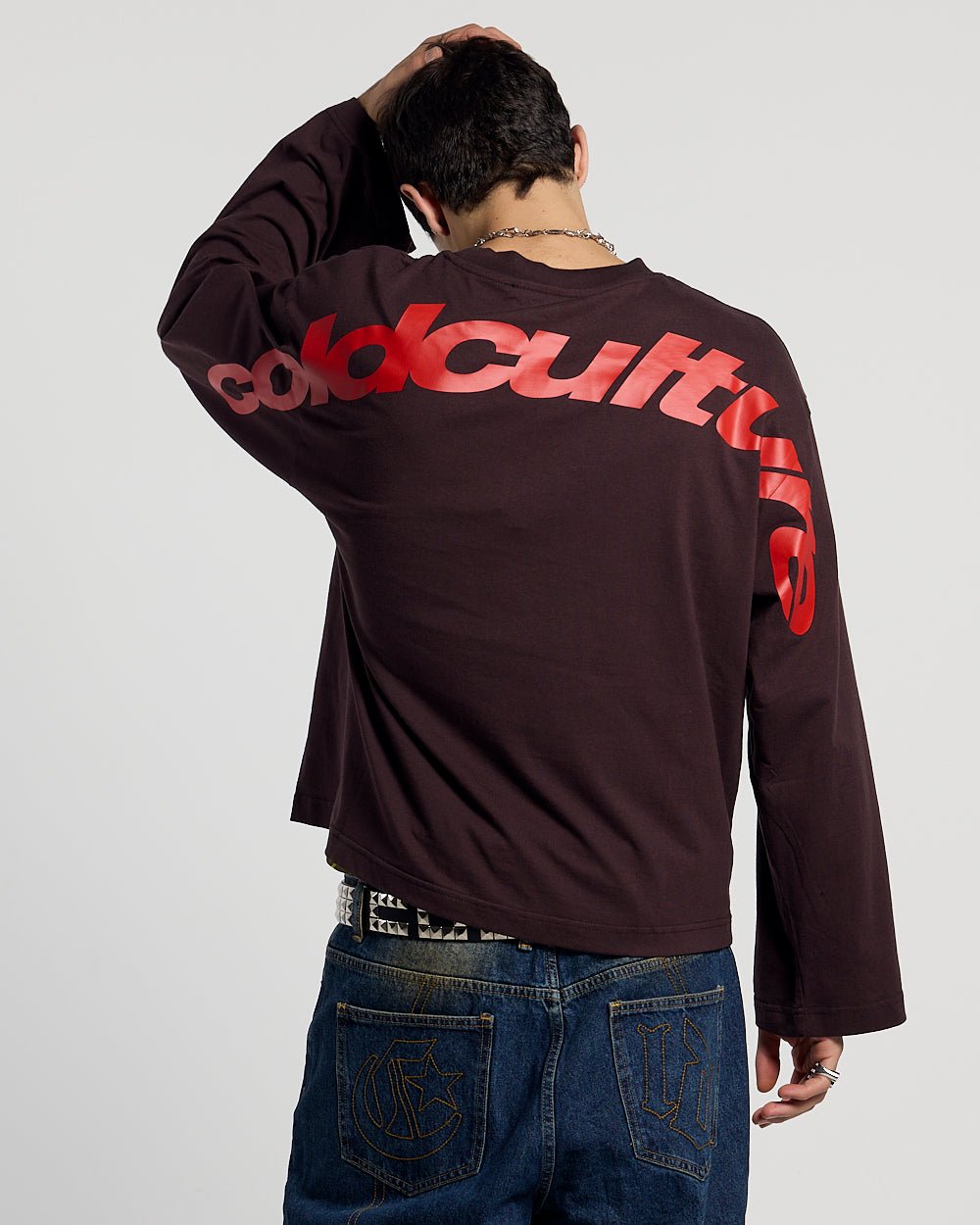 CURVED LONGSLEEVE BROWN