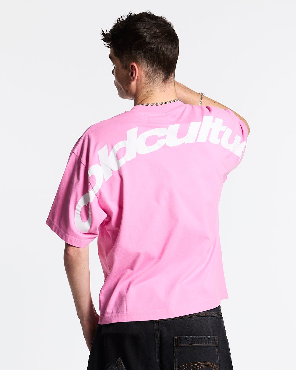 CAMISETA CURVA ROSA FUCSIA