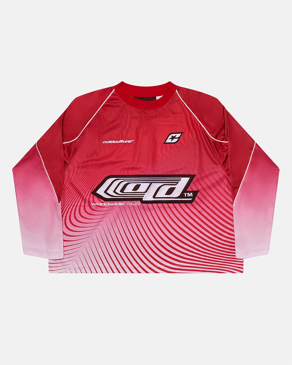 DIFFUSION LONGSLEEVE RED & WHITE