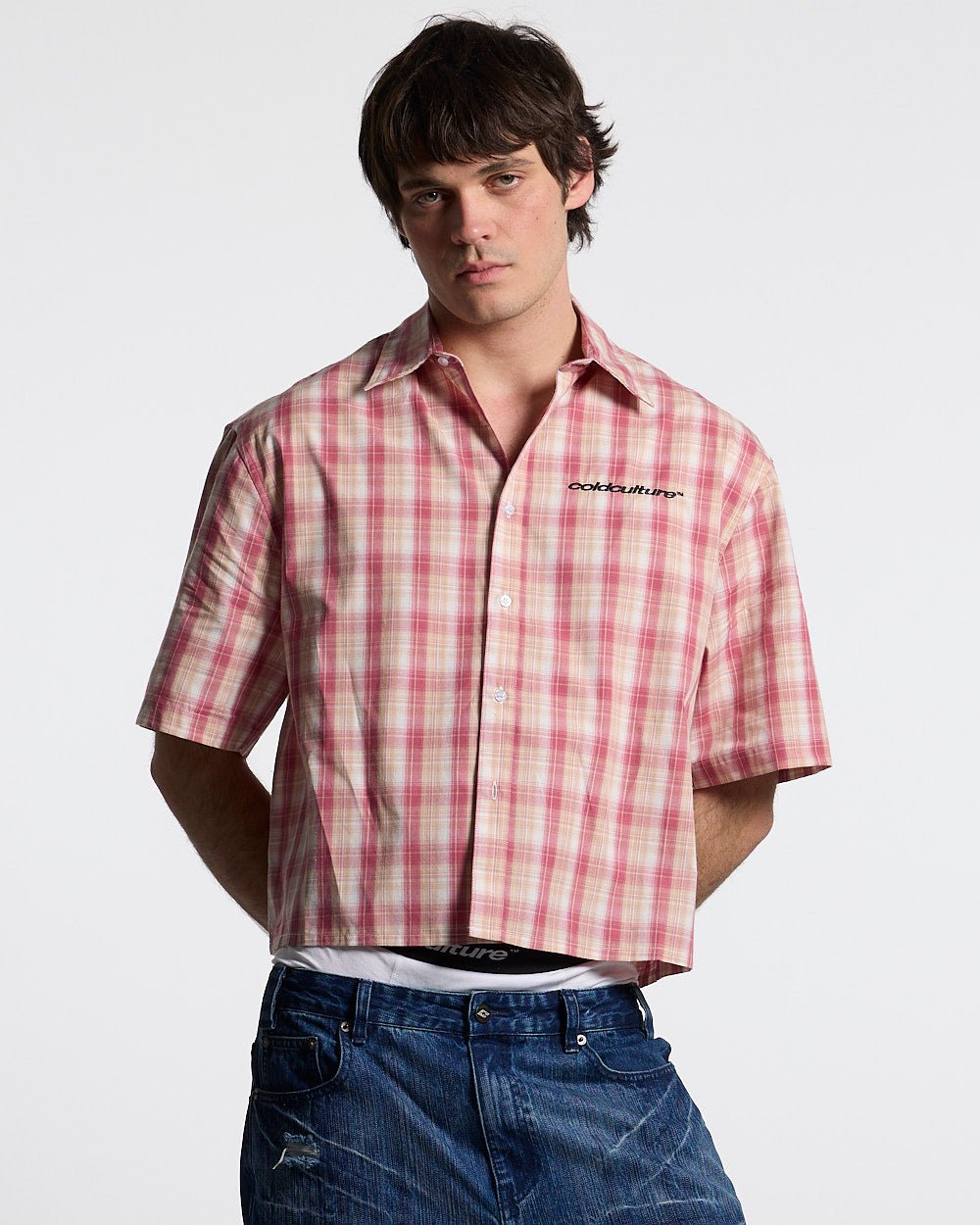 DISTORTED CHECK SHIRT