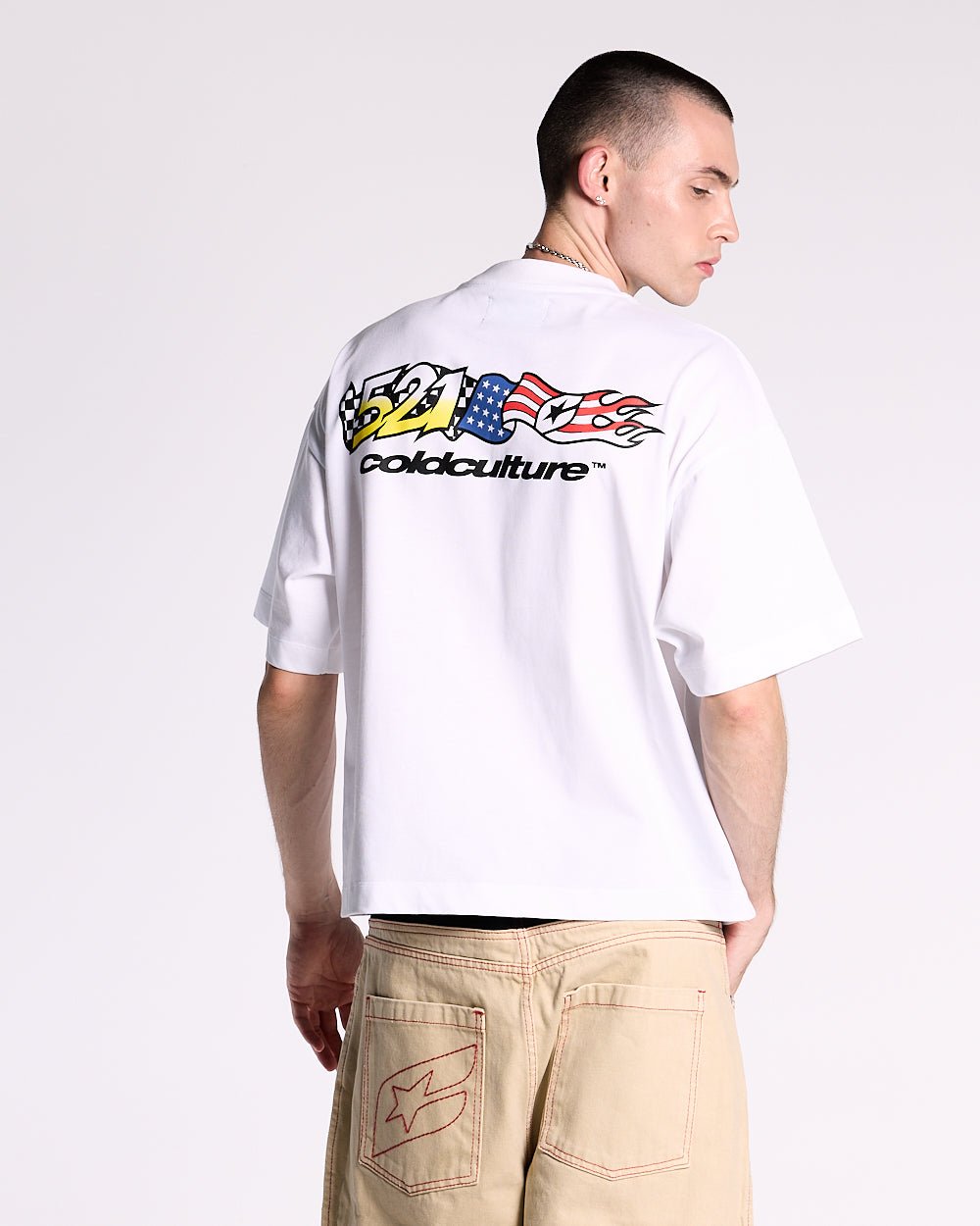 FLAG TEE WHITE