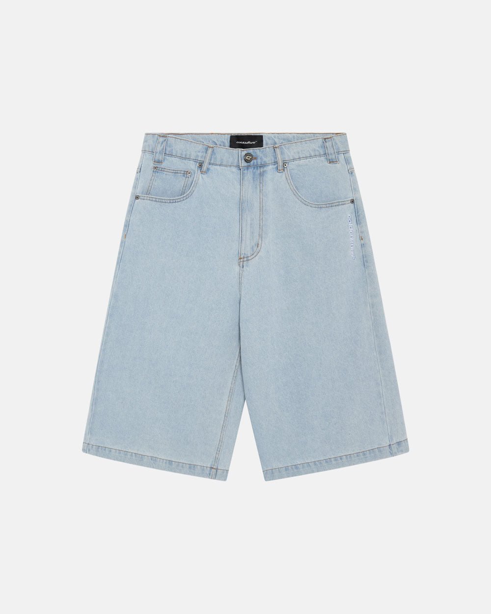 FROSTED JORTS LIGHT BLUE DENIM