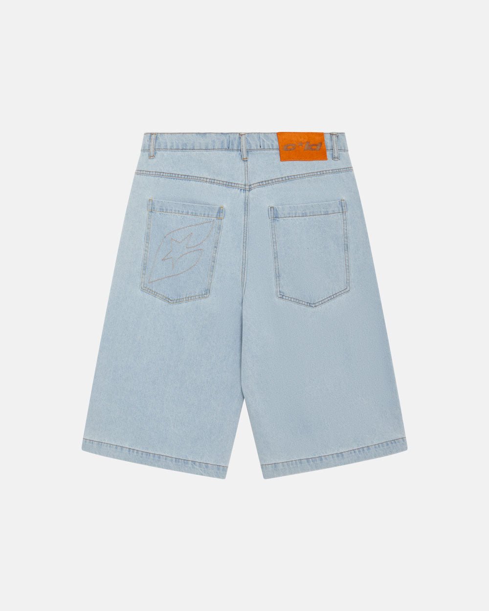 FROSTED JORTS LIGHT BLUE DENIM