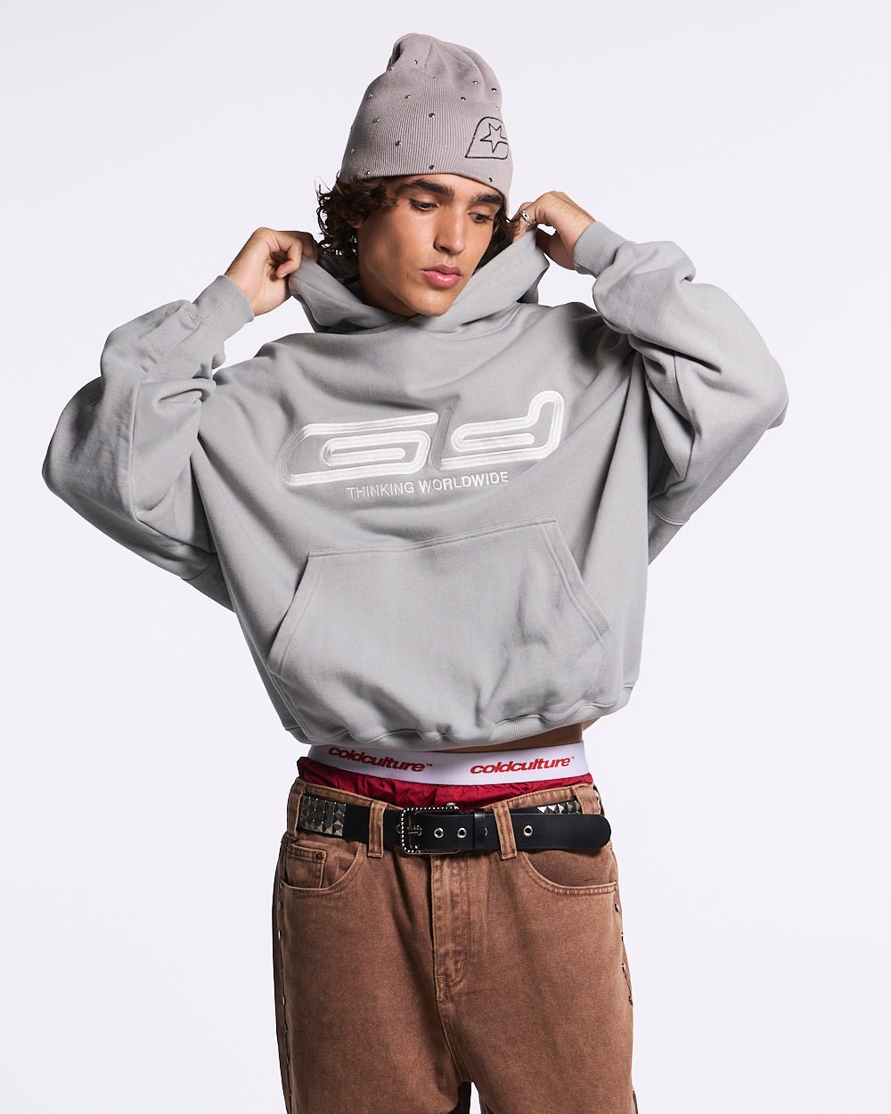 GRAFFITI HOODIE GREY