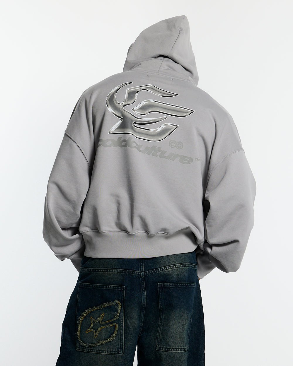 HYPERCHROME HOODIE PEARL GREY