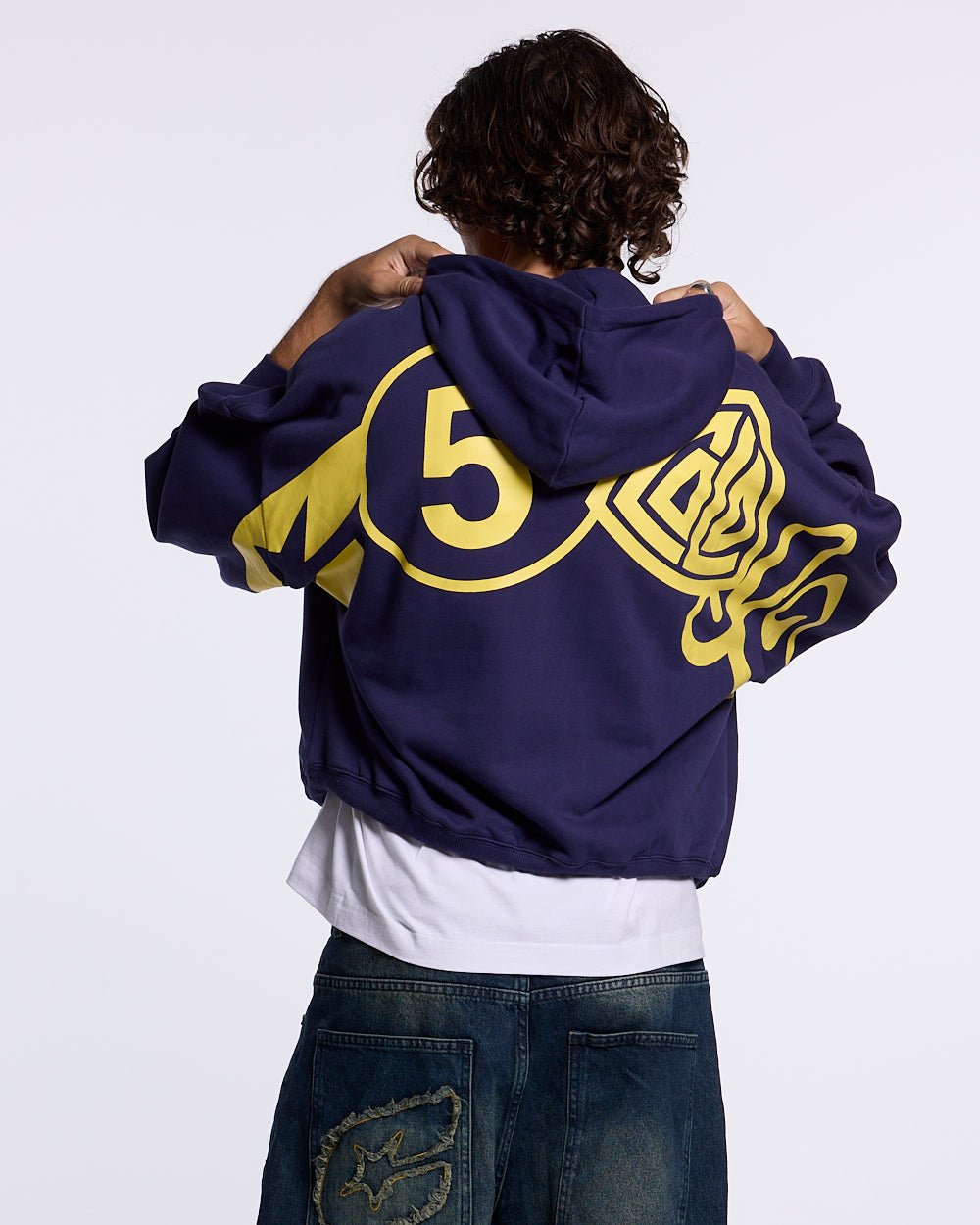 ICONIC COLD HOODIE NAVY BLUE