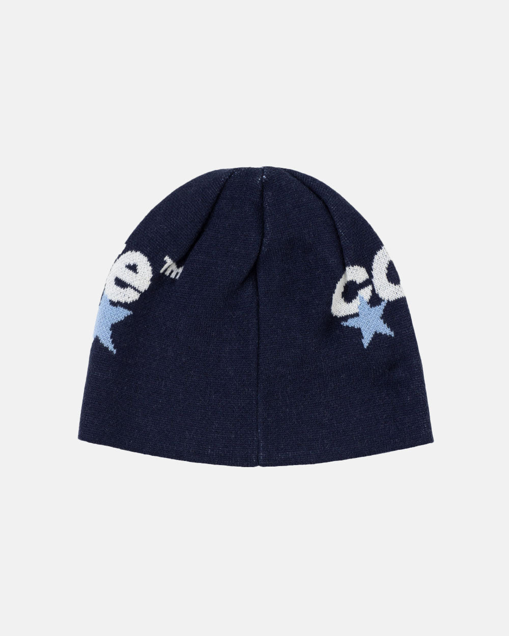 ITALIC STARS BEANIE DARK BLUE