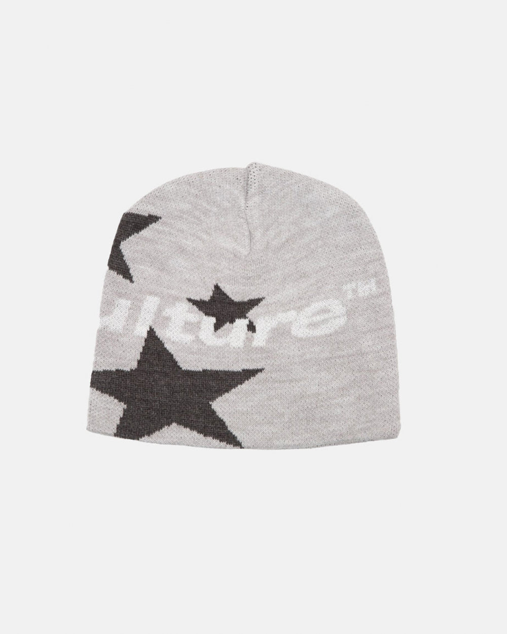 ITALIC STARS BEANIE ULTRA LIGHT GREY