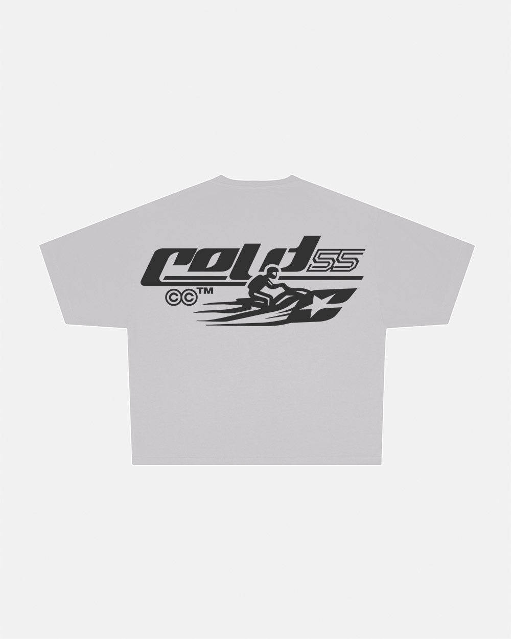 JET SKI TEE LIGHT GREY