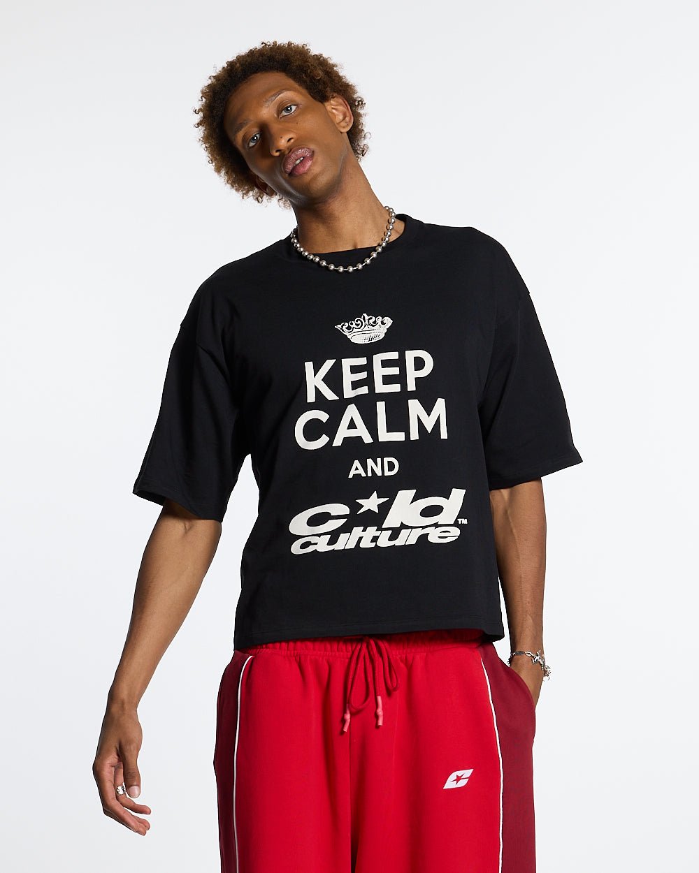 CAMISETA KEEP CALM NEGRA