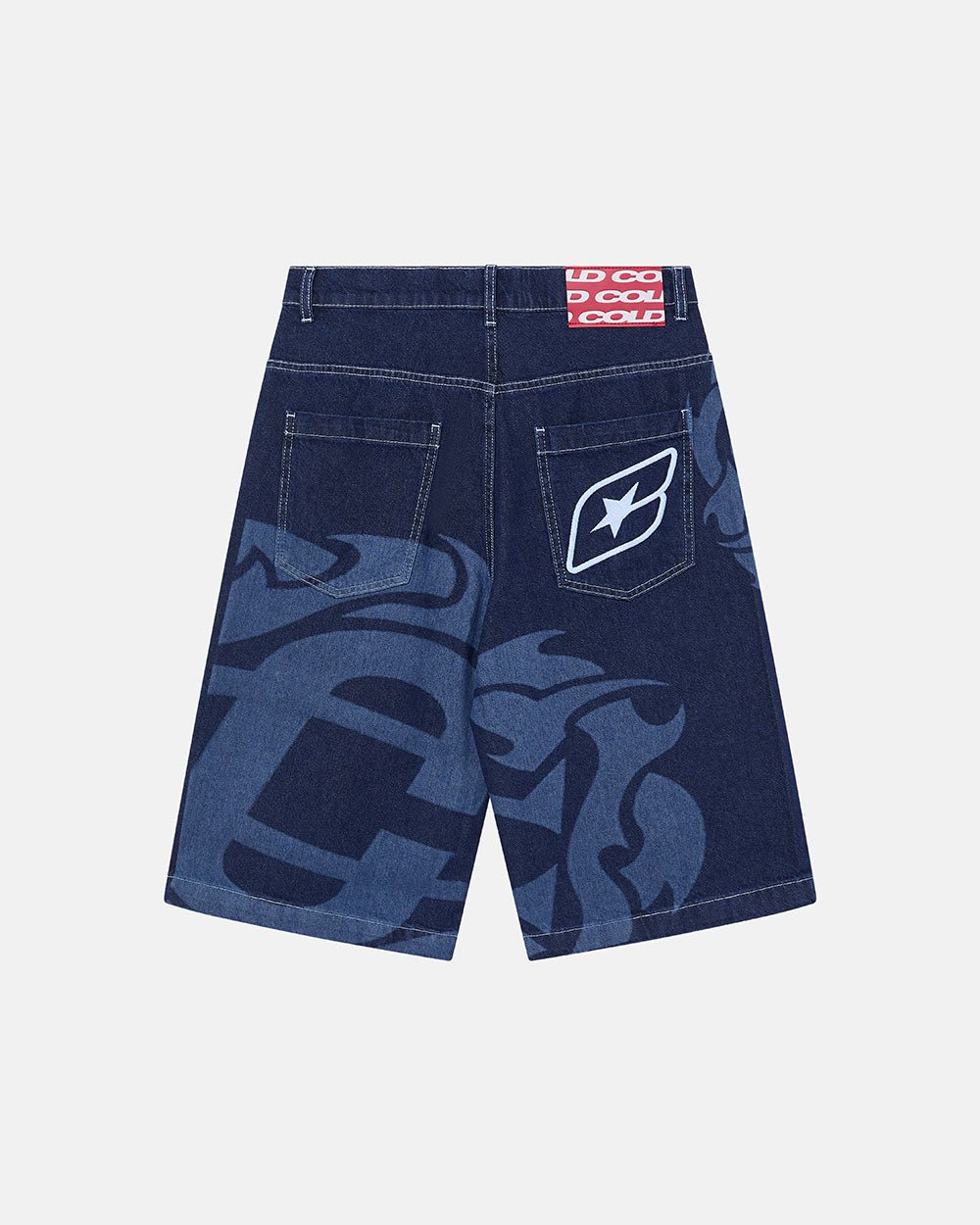 LASER DENIM BLUE JORTS