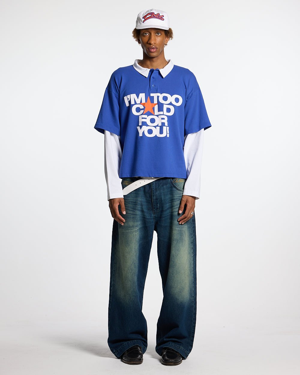 POLO DE MANGA LARGA LAX AZUL INTENSO