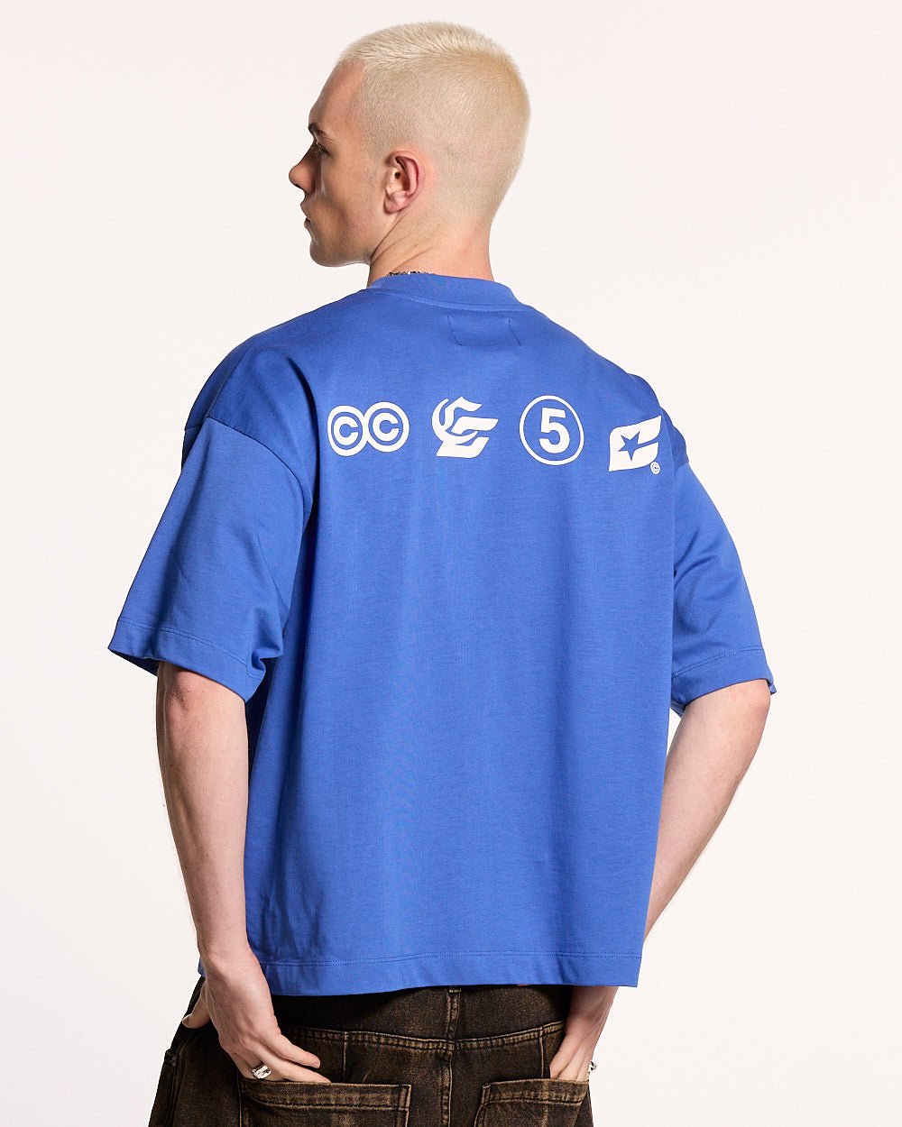 LET'S BOUNCE TEE BLUE