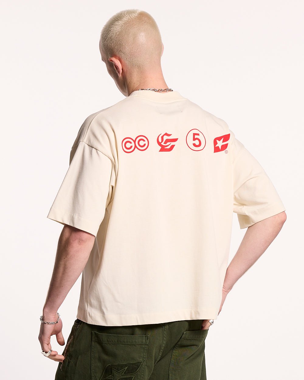 LET'S BOUNCE TEE WHITE