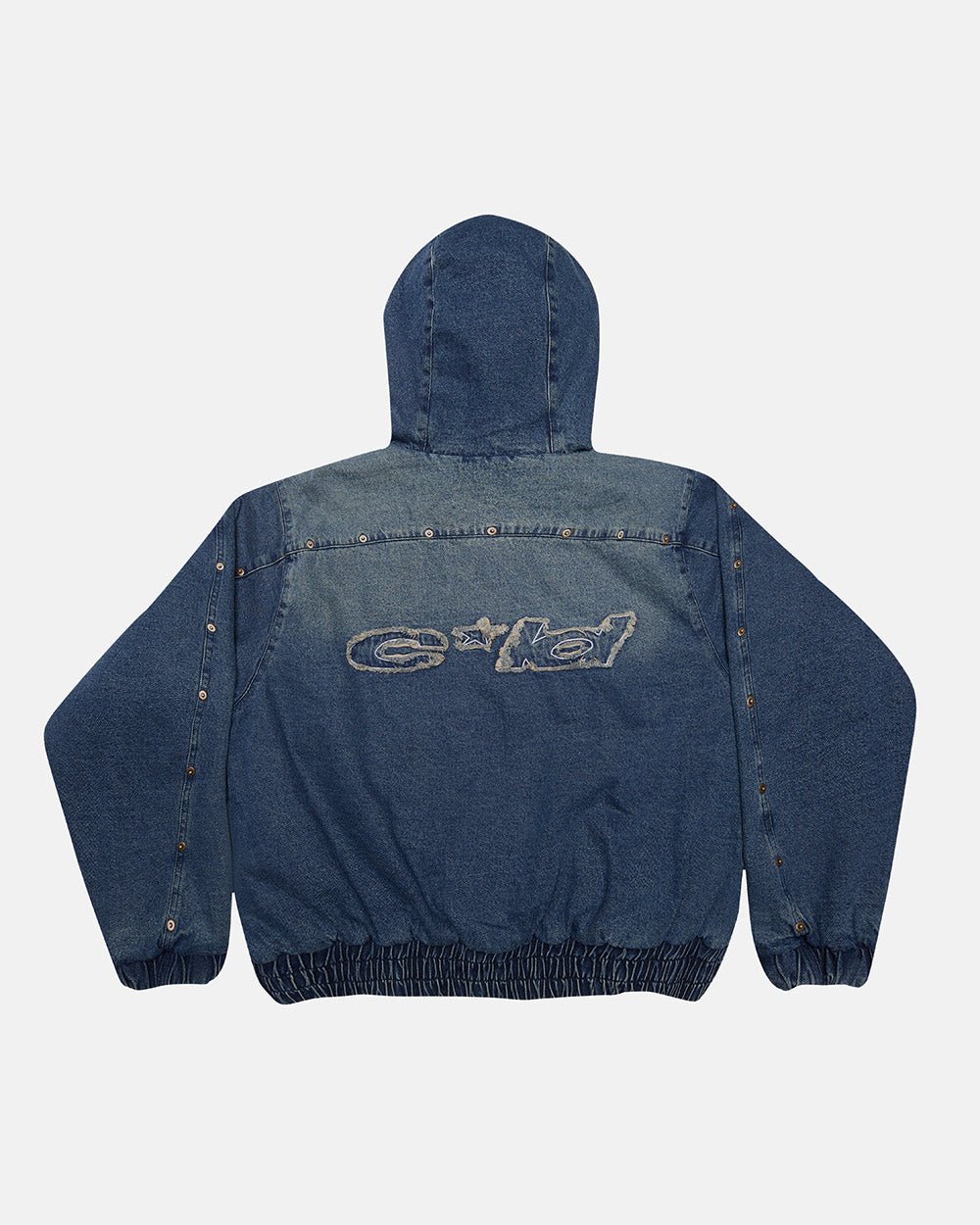 MIKE HOODED JACKET DENIM