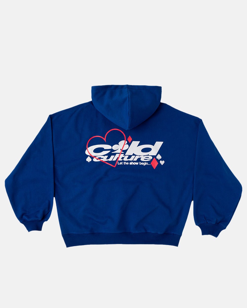 SUDADERA CON CAPUCHA NAIPES AZUL MEDIO