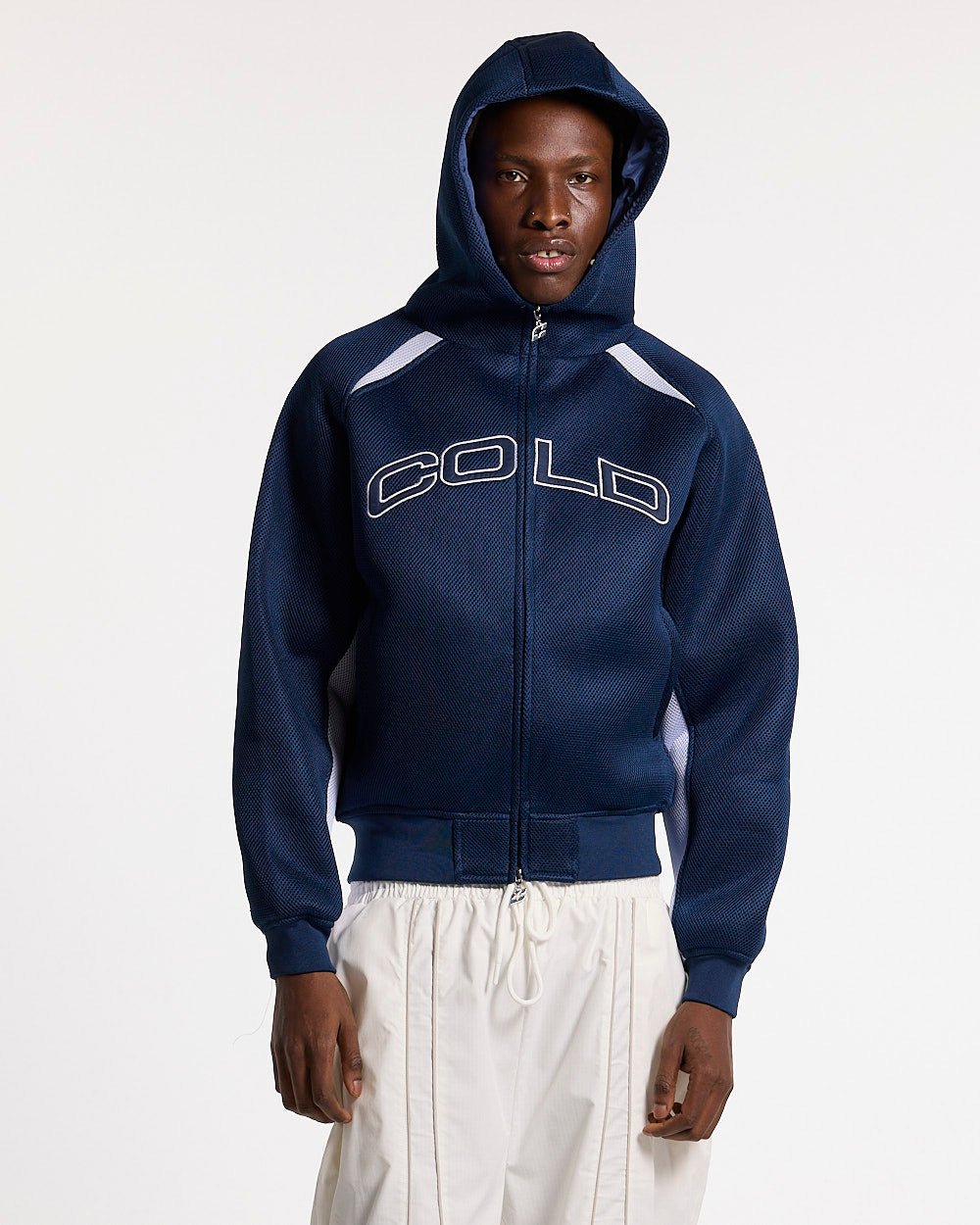 NEO ZIP JACKET WHITE & BLUE