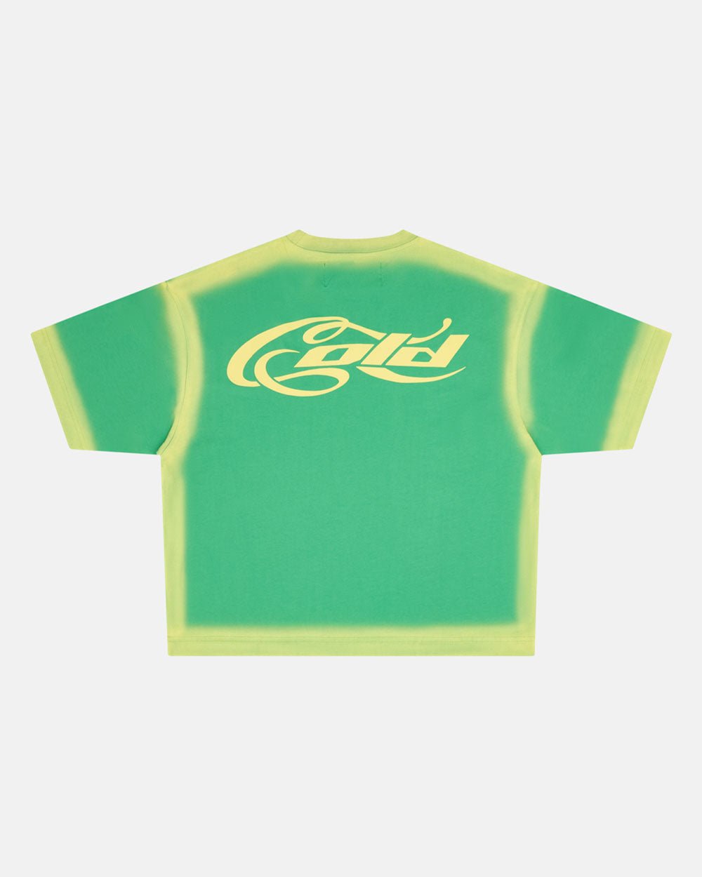 PANELS TEE GREEN AND YELLOW