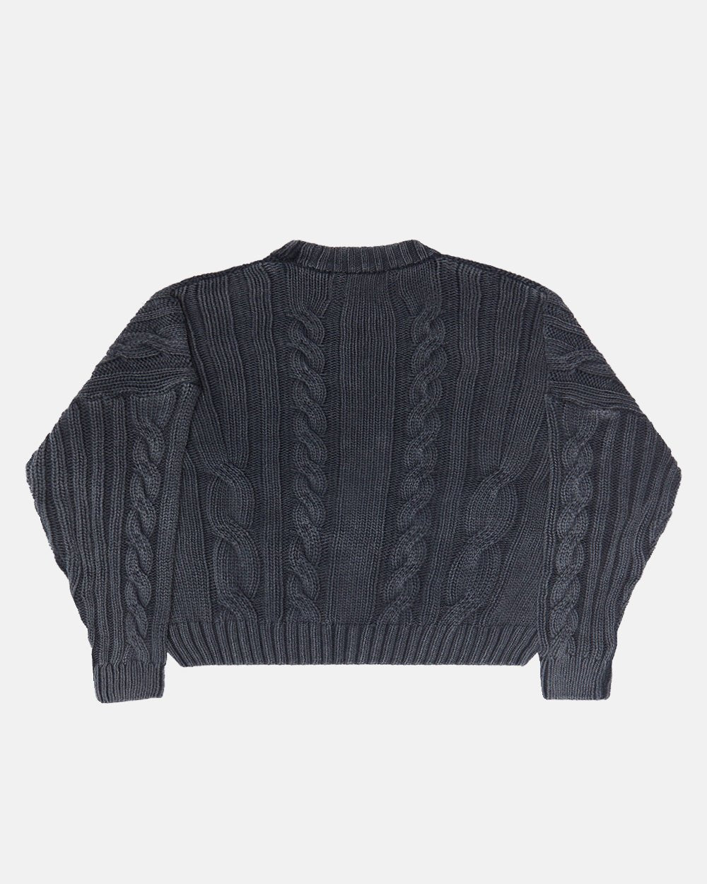 PATTERNED KNIT BLACK