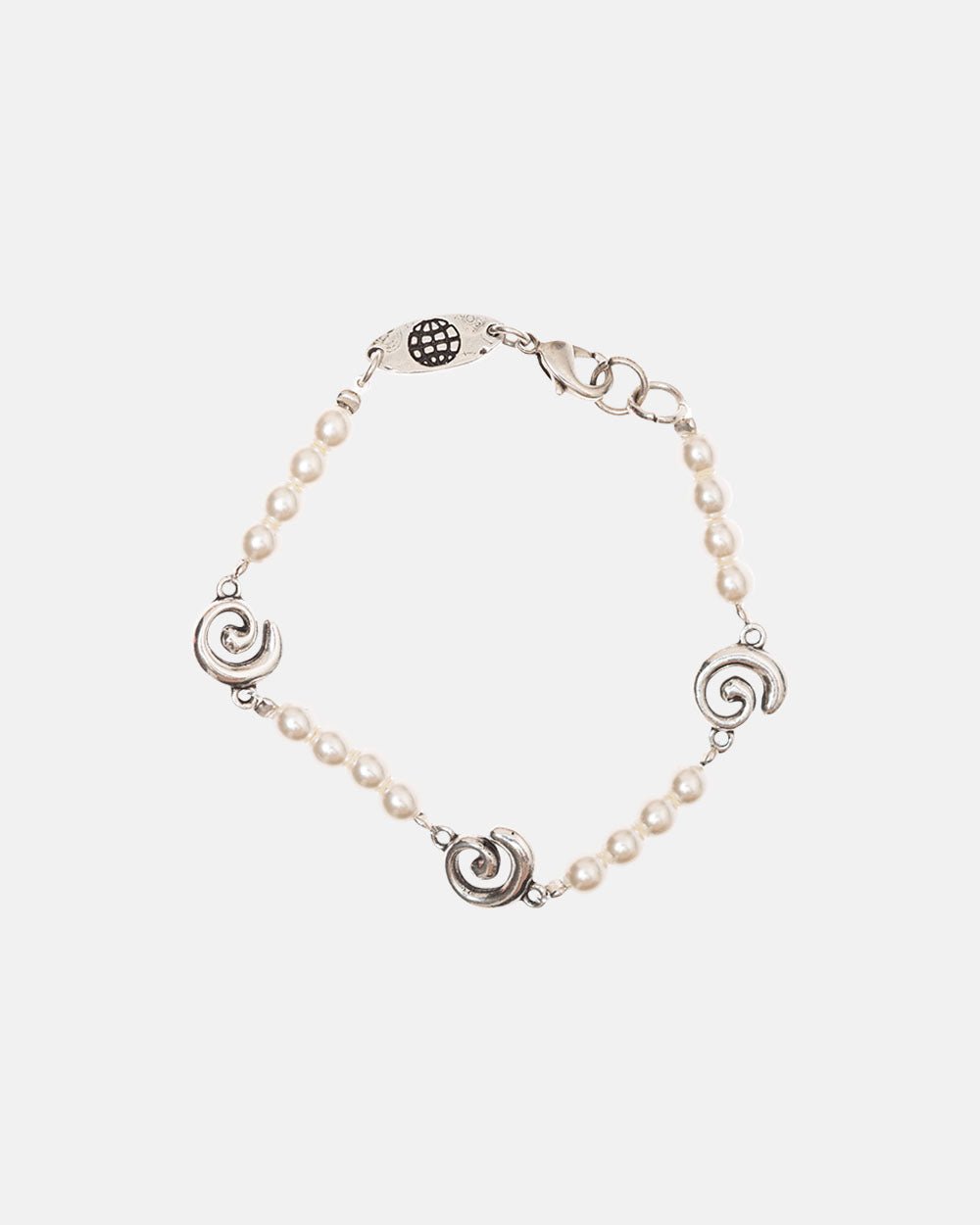 PEARL AND SPIRAL BRACELET