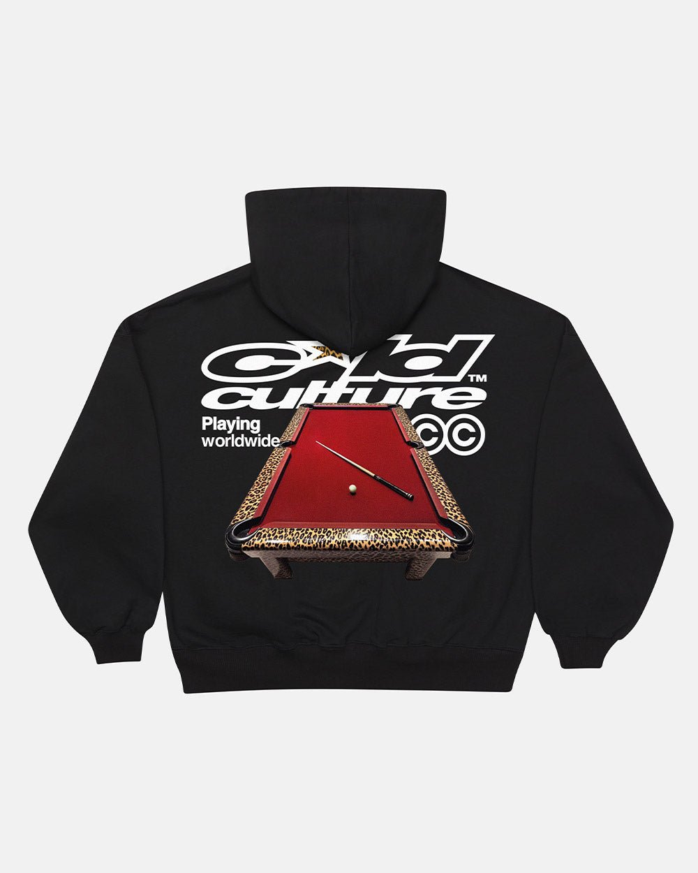 JUGANDO MUNDIAL SUDADERA CON CAPUCHA NEGRA