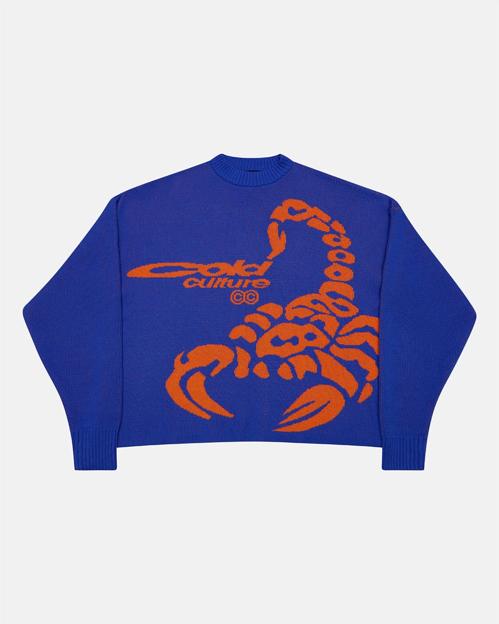 POISON KNIT BLUE AND ORANGE
