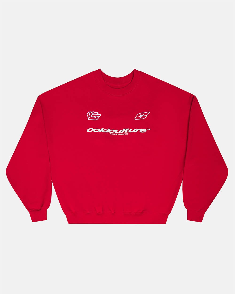 RACING CREWNECK RED