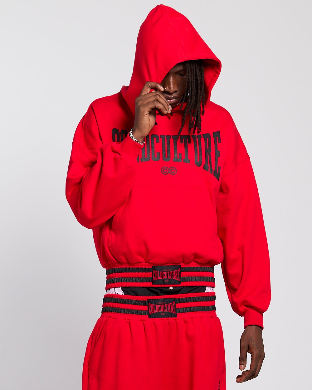 RAGE IN THE RING HOODIE RED