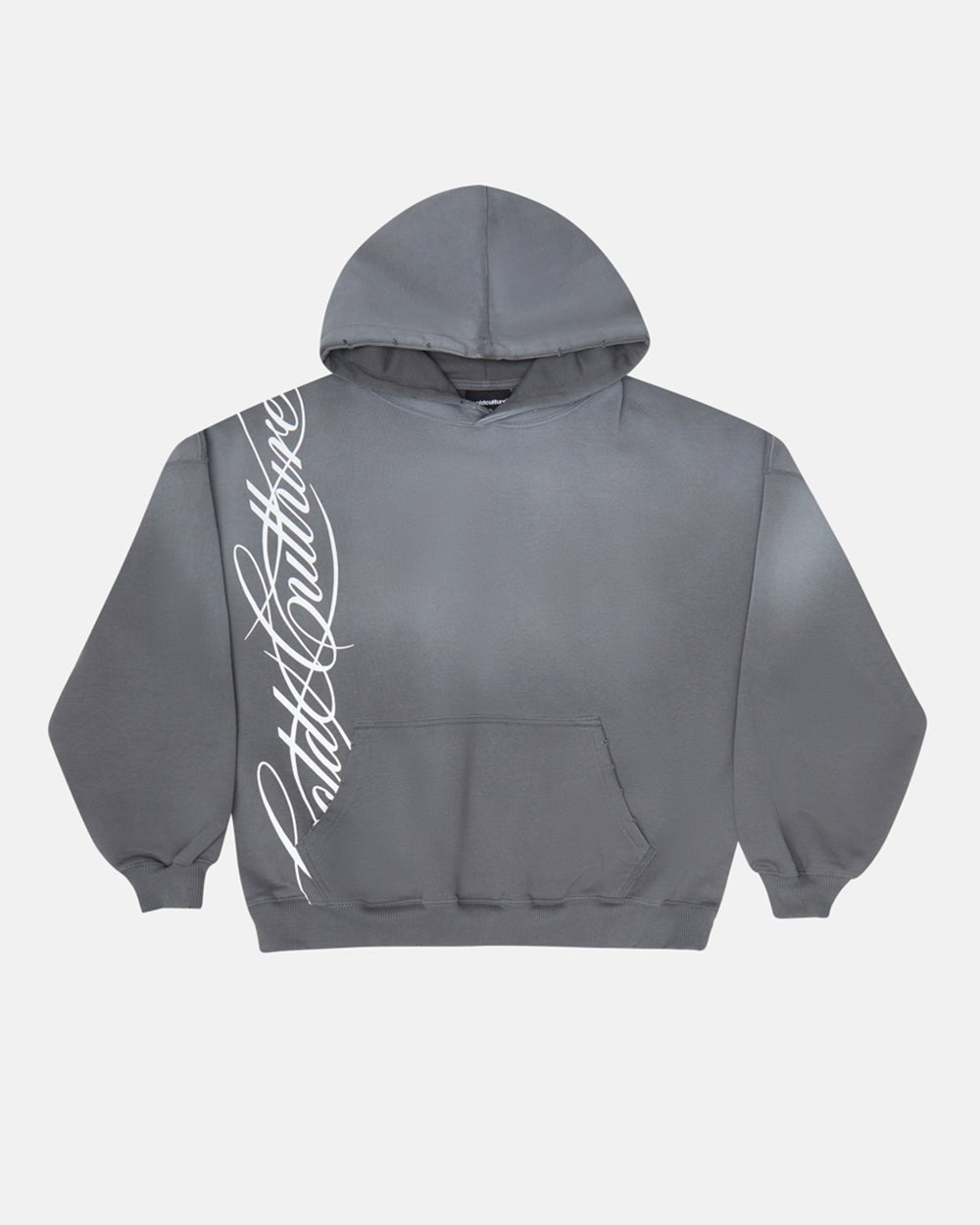 SCRIPT HOODIE ANTRACITE GREY