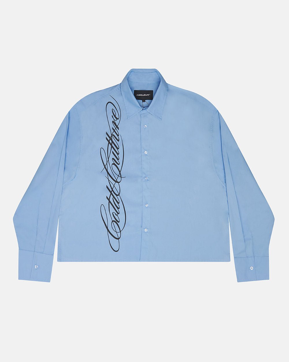 SCRIPT SHIRT BABY BLUE