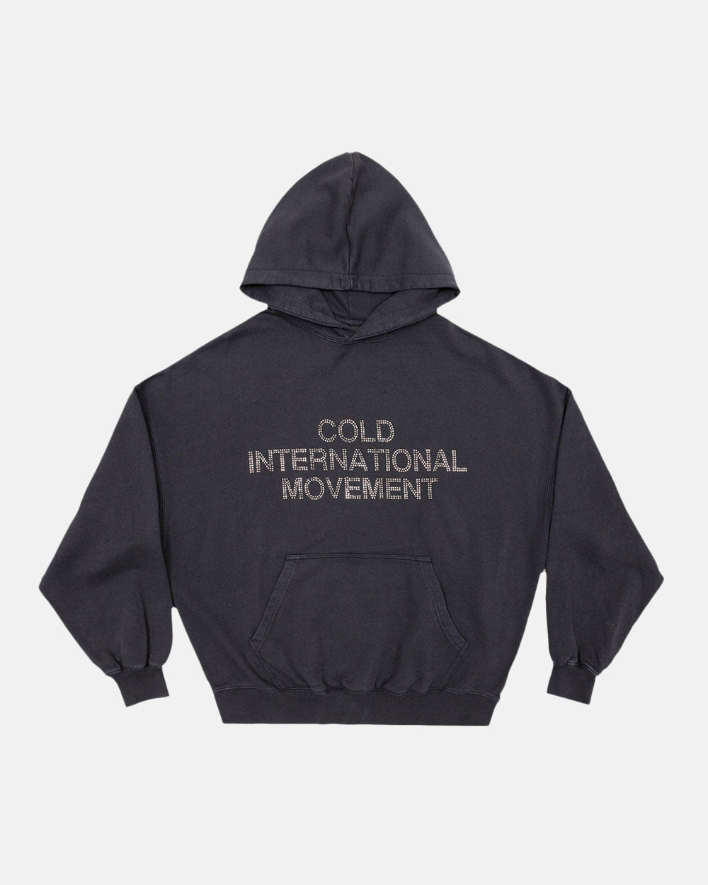 SHINY COLD HOODIE BLACK